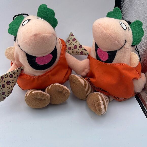 Lot of 2 Little Caesars Promotional 6” Roman plush toys. - Picture 1 of 10